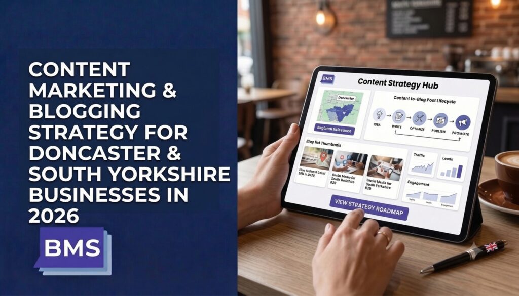 Discover a practical content marketing and blogging strategy for Doncaster and South Yorkshire businesses to improve SEO, AI visibility and generate more leads in 2026.